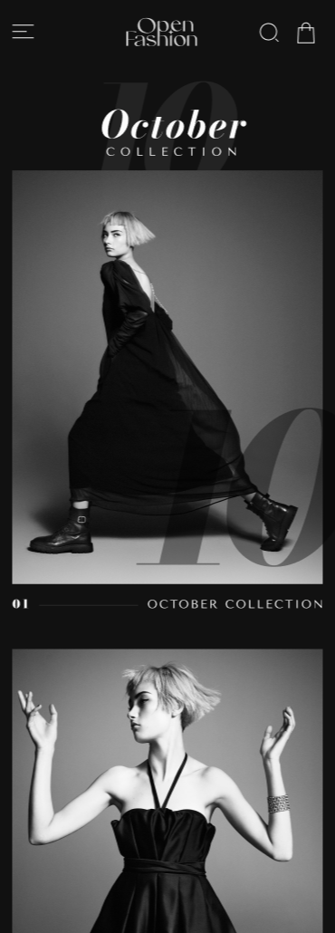 Jewellery mobile app screen 1